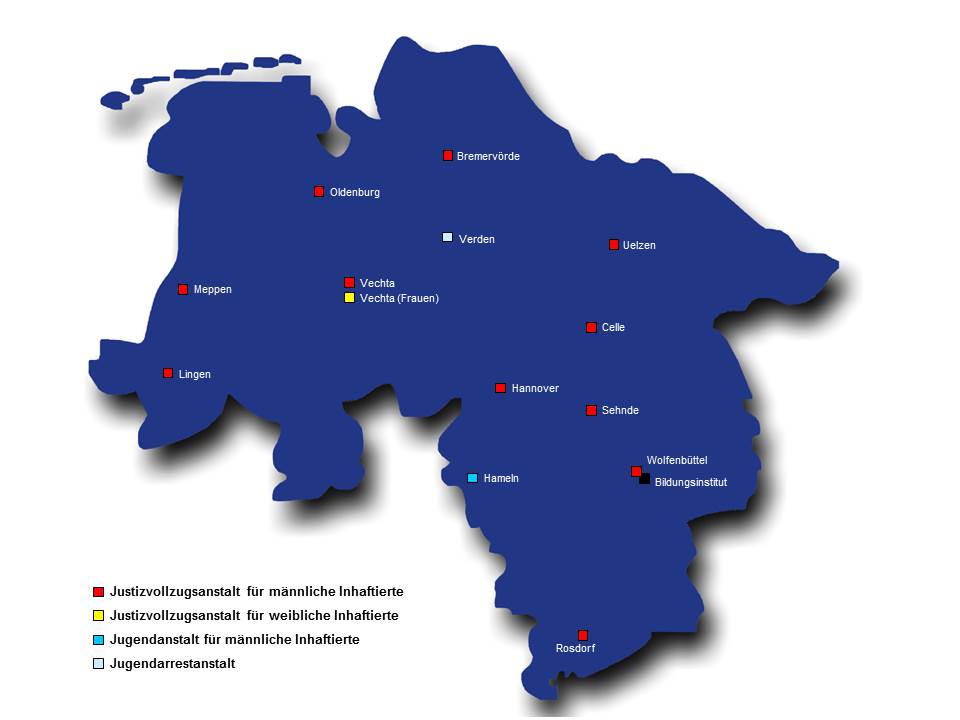 Die Justizvollzugseinrichtungen des Landes Niedersachsen  Nds. Justizministerium